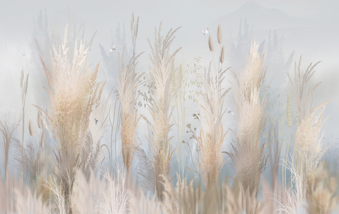 Фотообои Колосья пшеницы в поле